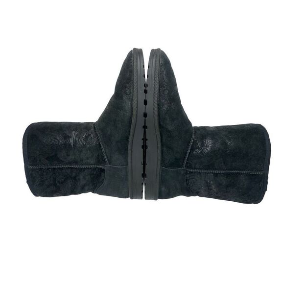 Abeo Whistler Black Paisley Sheepskin Boots Women’s Size 10 - Picture 6 of 9